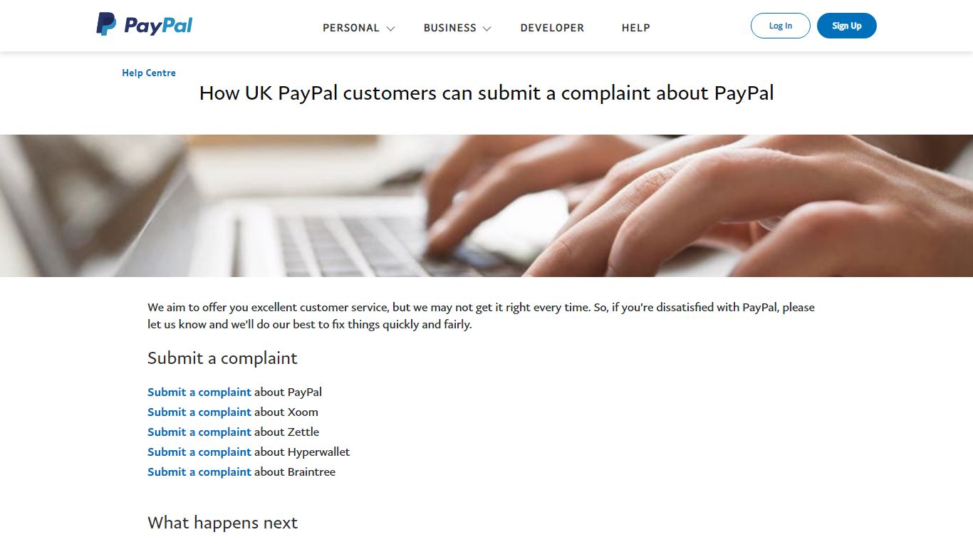 Complaints - PayPal