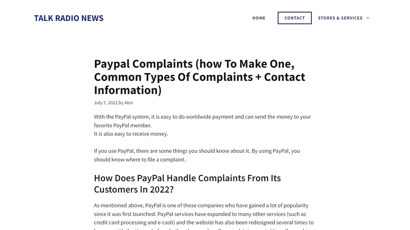 Paypal Complaints (how To Make One, Common Types Of Complaints ...